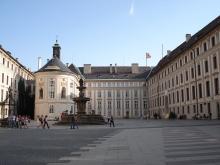 Prague castle the second courtyard