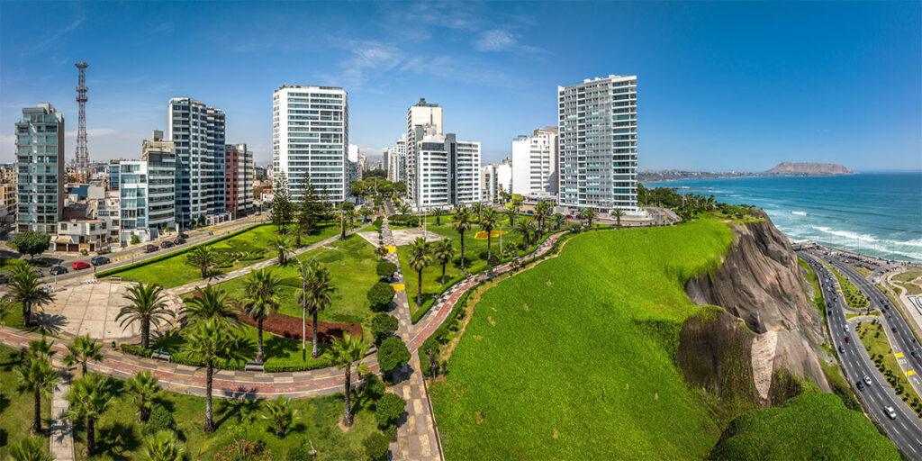 Miraflores in Lima, Peru.