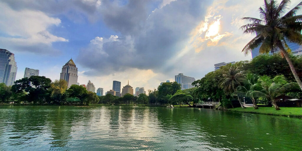 Lumpini Park in Bangkok.