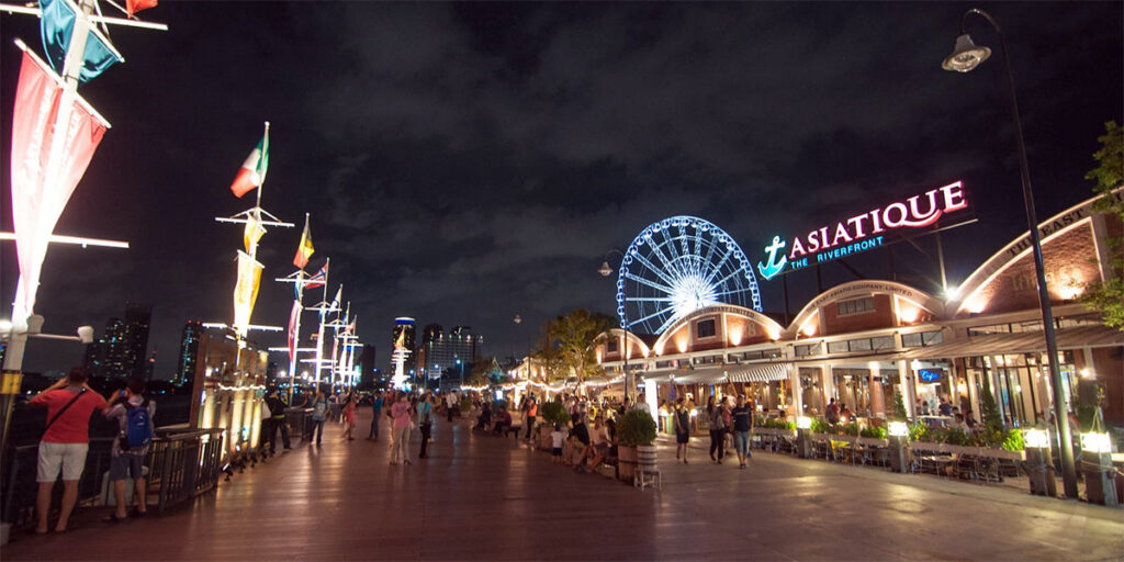 Asiatique The Riverfront in Bangkok.