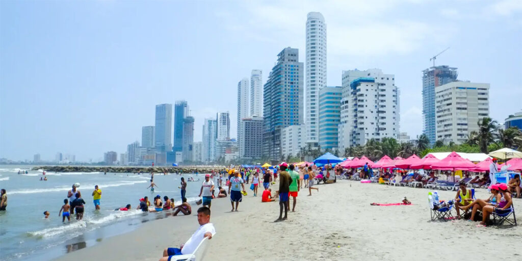 Bocagrande in Cartagena