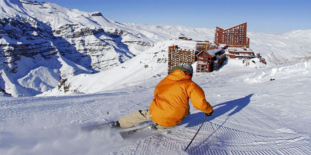 Valle Nevado ski resort.