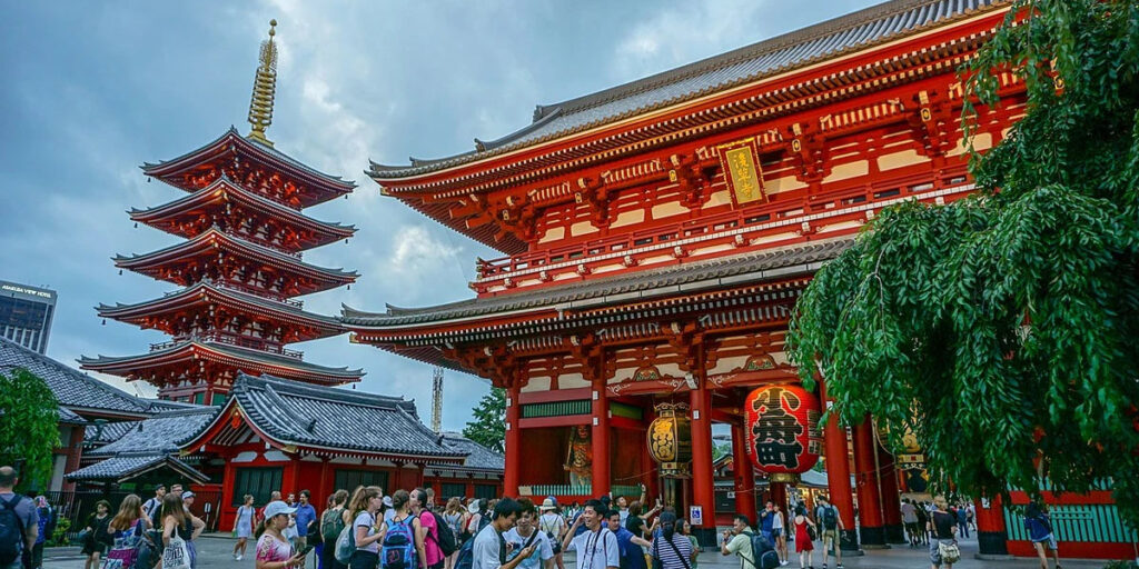 Senso-ji Temple in Tokyo.