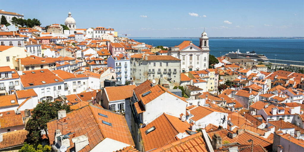 Alfama in Lisbon.