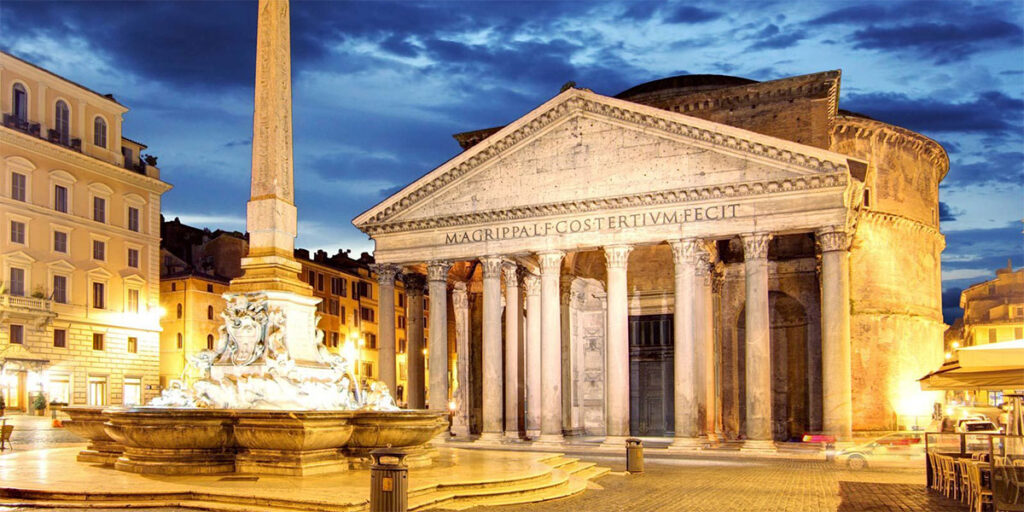 The Pantheon in Rome.