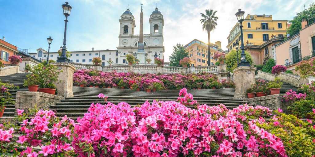 Spanish Steps in Rome.