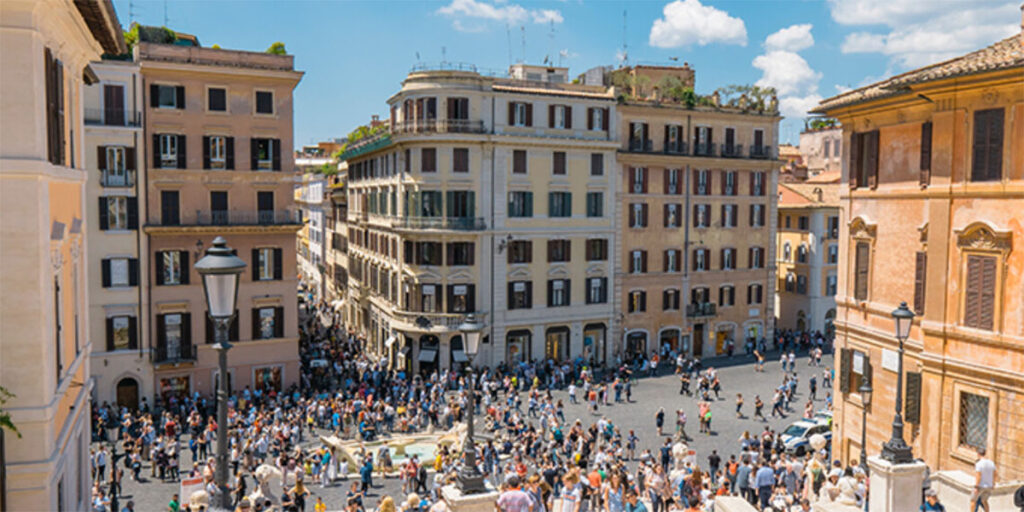 Testaccio district in Rome.