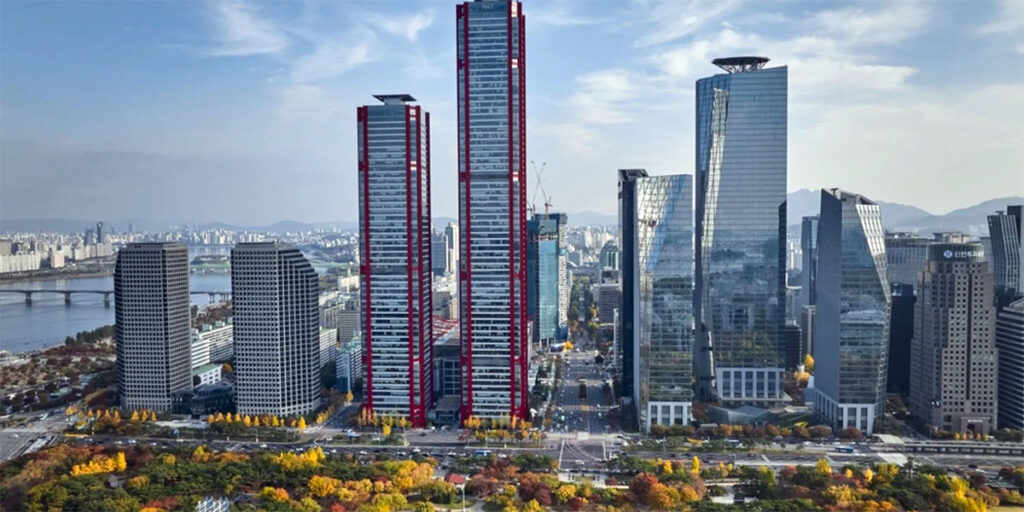 Yeouido in Seoul, Korea.