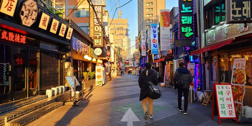 Yeongdeungpo in Seoul, Korea.