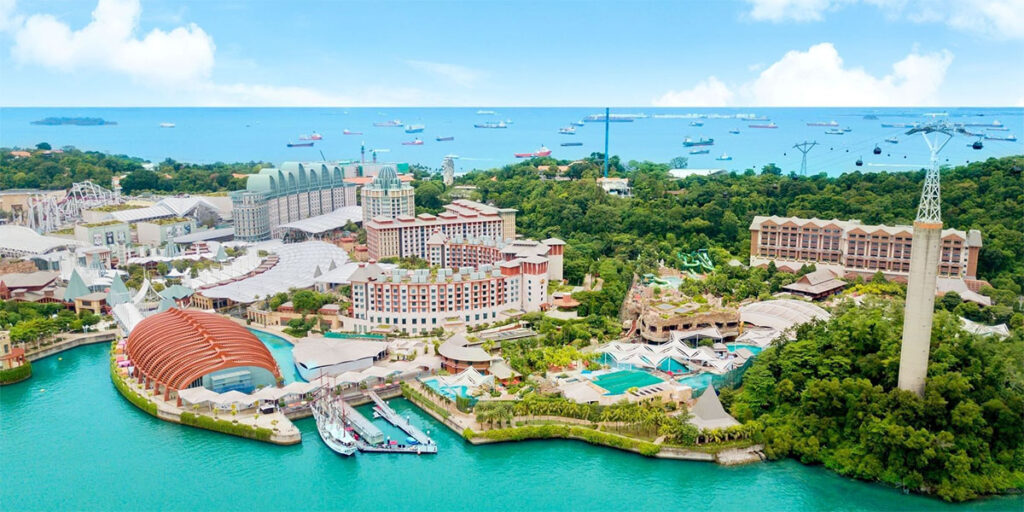 Sentosa Island in Singapore.