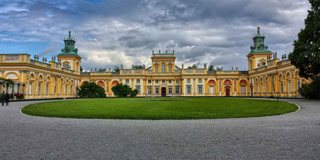 Sobieski Palace in Wilanow, Warsaw, Poland.