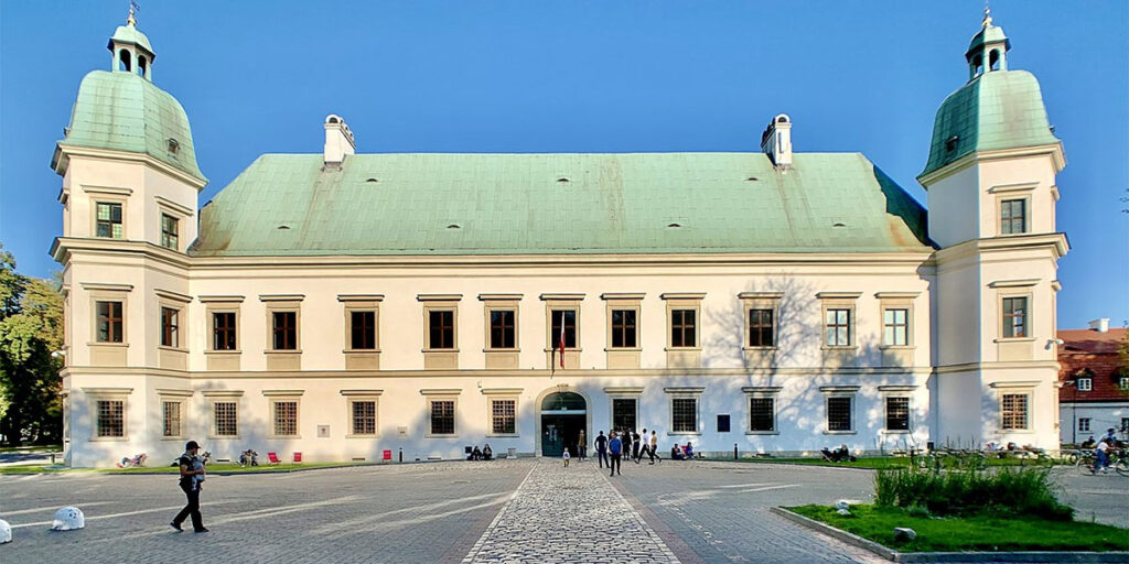 Ujazdów Castle in Warsaw, Poland.