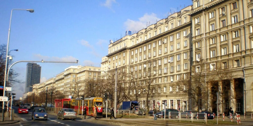 Muranów in Warsaw, Poland.